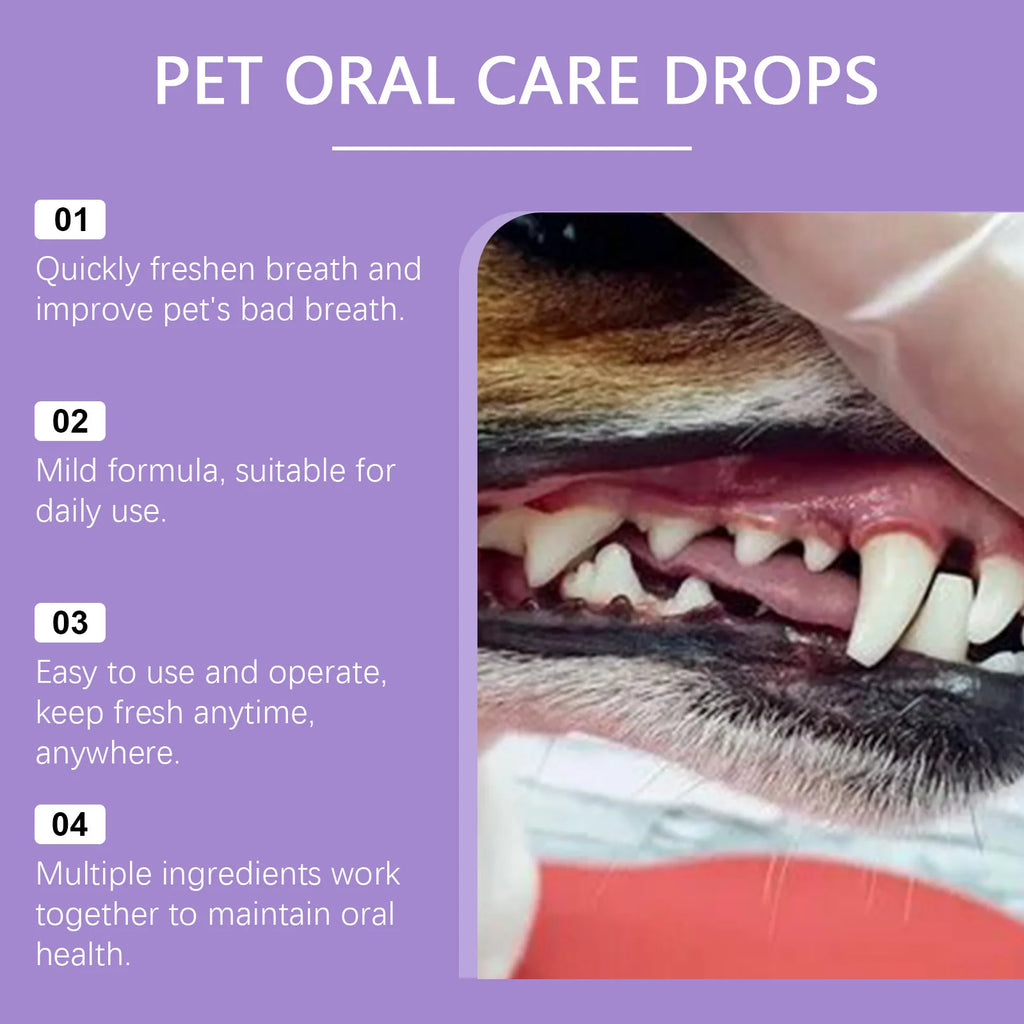 Dog & Cat - Pet Dental Spray – Healthy Smiles, Fresh Breath, Zero Stress!