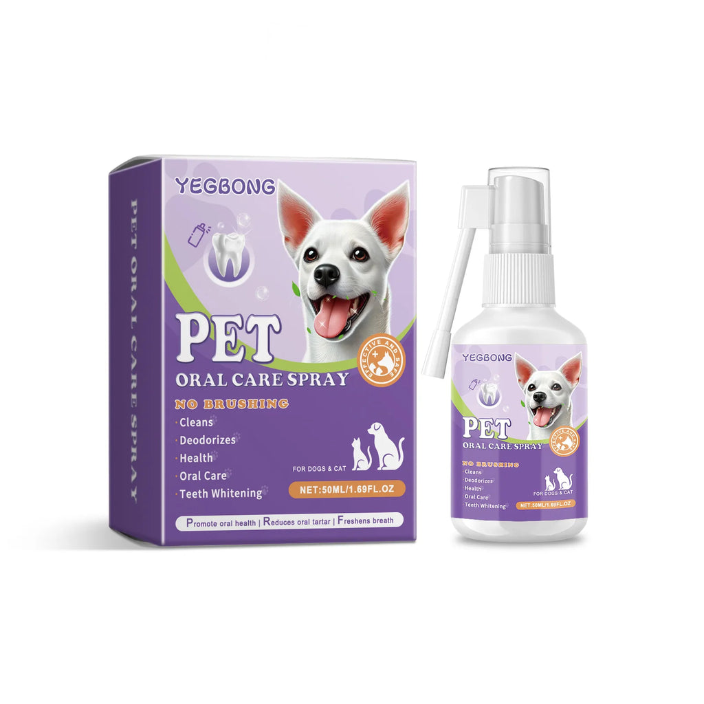 Dog & Cat - Pet Dental Spray – Healthy Smiles, Fresh Breath, Zero Stress!