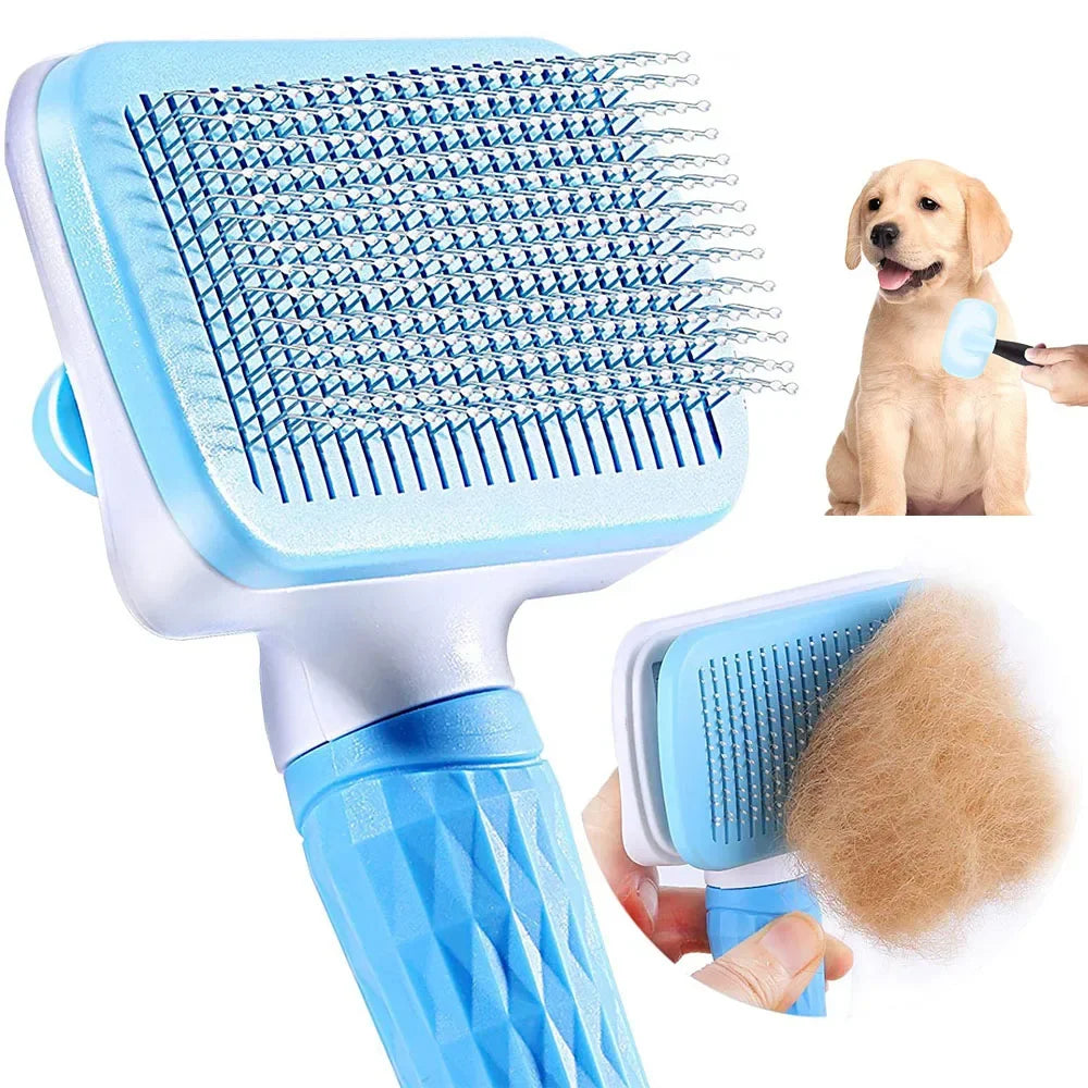 Oval or Square Premium Pet Hair Brush – Practicality, Comfort and Immaculate Coats!